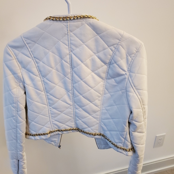 Bebe faux leather quilted Jacket. Medium - Picture 2 of 2